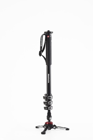 Manfrotto XPRO Aluminium 4 Section Fluid Video Monopod Fluidtech Base (MVMXPROA4)