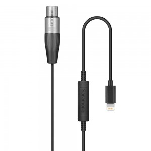 Saramonic LC-XLR Microphone Cable Interface With XLR Female to Apple Lightning