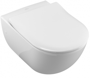 Villeroy&Boch Subway Wall-Mounted WC with Toilet Seat Coverand SoftClose (66001001+9955C101)