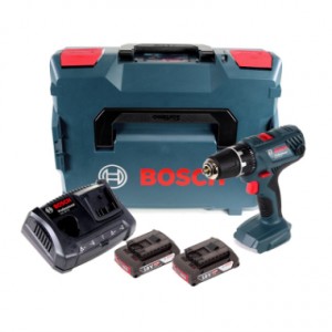 Bosch GSR 18V-21, 2x2.0Ah, GAL 18V-40 L-Boxx (06019H1008)