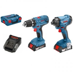 Bosch GDR 18V-160 + GSR 18V-21, 2x2.0, 1820CV L-Boxx (06019G5101)