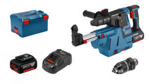 Bosch GBH 18V-26 F + GDE 18V-26, 2x6.0Ah L-Boxx (0611910004)