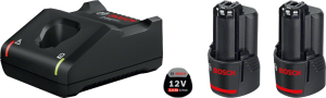 Bosch GBA 12V 2x2.0Ah + GAL 12V-40 Set Carton (1600A019R8)