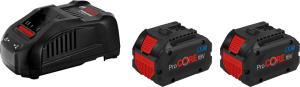 Bosch GBA 18V 2x8.0Ah ProCORE18V + GAL 1880 CV Carton (1600A01C4K)