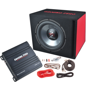 Ground Zero GZ BASS KIT 12.300 incl. Cable