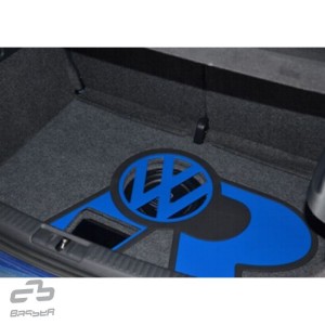 Basser VW Scirocco (10''/25cm) Subwoofer Enclosure - Floor