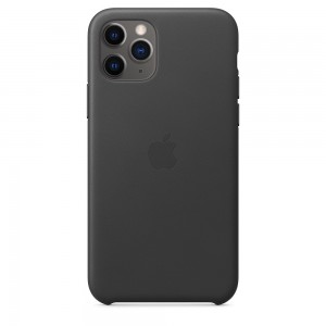 Apple iPhone 11 Pro Max Leather Case - Black MX0E2