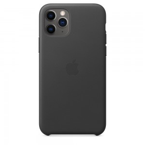 Apple iPhone 11 Pro Leather Case - Black MWYE2