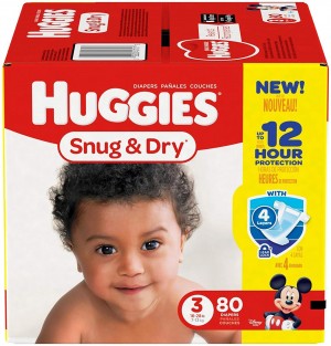 Huggies Snug & Dry - 80 pieces, Size 3 - Disney Mickey Mouse (036000407013)