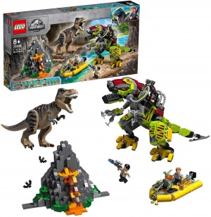 LEGO Jurassic World T. rex vs Dino-Mech Battle (75938)