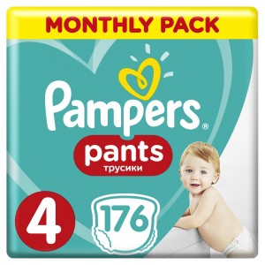 Pampers Pants Size 4 176 (8001090807922)