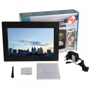 Frameo Digital Photo Frame HF-101B Black 10.1 Inch