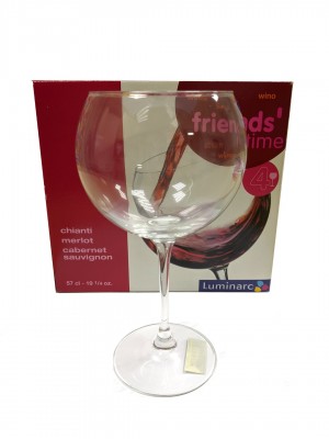 Luminarc Red Wine Glass 570ml Set of 4 (026102803004)
