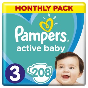 Pampers Monthly Box Size 3 208 (8001090910745)