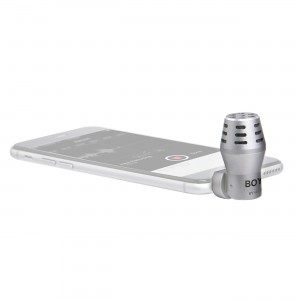 Boya A100 Smartphone Microphone (3.5mm) Silver