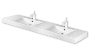 Long Step Duo Izlietne Balta (ILSW/00)