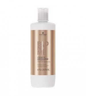 Schwarzkopf BlondMe Premium Developer 6% Hair Lightening Remedy Bottle 1000ml (4045787367492)