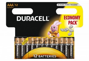 Duracell Basic Economy Pack AAA X12 Batteries (AAA/LR03 BL12)