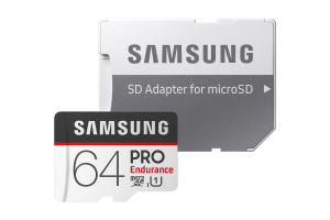 Samsung PRO Endurance microSD Memory Card 64GB + Adapter (MB-MJ64GA/EU)