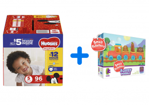 Huggies Snug & Dry Giga Jr Pack - 96 pieces, Size 5 - Disney Mickey Mouse (036000431131)