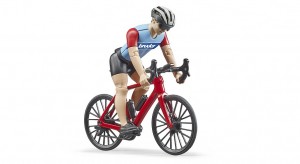 Bruder bworld racing bicycle with cyclist (63110)
