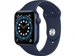 Apple Watch Series 6 44mm GPS Blue Aluminium Case with Sport Band Deep Navy M00J3EL