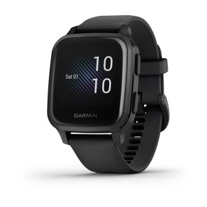 Garmin Venu SQ Music Edition Slate Aluminum Bezel with Black Case (010-02426-10)