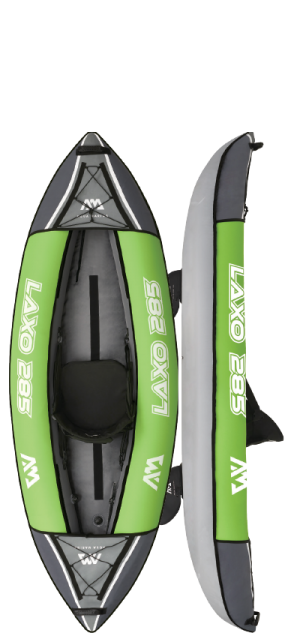 Aqua Marina Laxo-285 Leisure Kayak-1 person. Inflatable deck. Kayak paddle included. (LA-285)