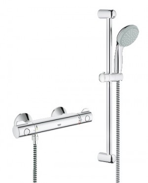 Grohe Grohterm 800 Dušas Termostats Ar Dušas Komplektu, Hromēts (34565001)