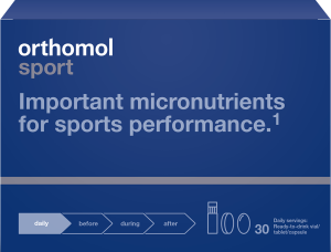 Orthomol Sport sportā svarīgas uzturvielas