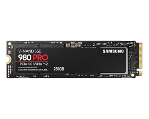 Samsung 980 PRO 250GB PCIe Gen4 NVMe M.2 Client SSD for Business (MZ-V8P250BW)
