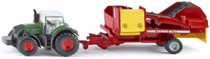 Siku Tractor with potato harvester (1808)