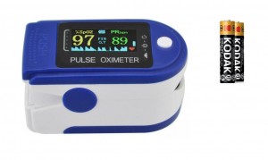 Pulse Oximeter Fingertip Sp02/PI/PRbpm AB-88/P-01 (5903900339438) Pulsa Oksimetrs + 2 x Kodak AAA Baterijas