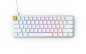 Glorious GMMK The White Ice Edition Compact (GLO-GMMK-COM-BRN-W)