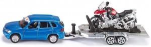 Siku Car with trailer and motorbike (2547)