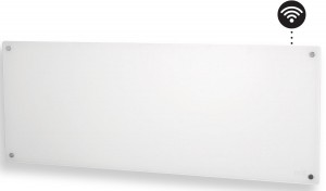 Mill Elektriskais Radiators Millheat APP 1200W ar WiFi, Stikls (AV1200WIFI)