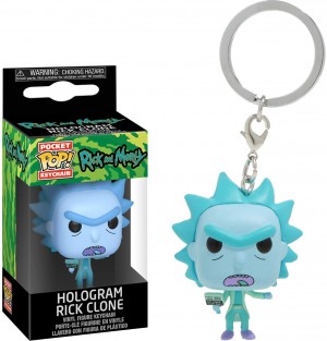 Funko Pop! Keychain: Rick & Morty - Hologram Rick Clone (44746)