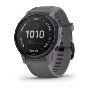 Garmin fenix 6S Pro Solar - Amethyst steel with shale gray band (010-02409-15)