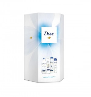 DOVE Set: Shower Gel + Deodorant + Body Milk + Shampoo (8717163708507)
