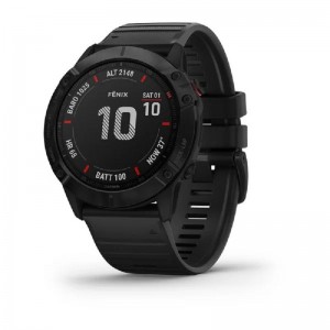 Garmin fenix 6X Pro - Black with black band - Standard (010-02157-01)