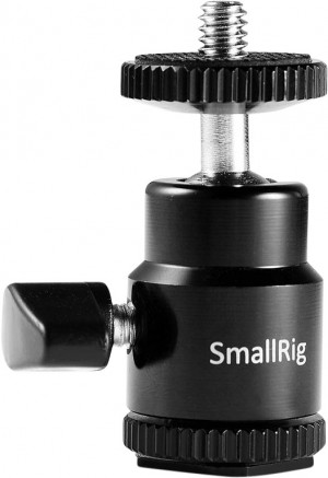 SmallRig 761 Cold shoe mount - Ballhead 1/4