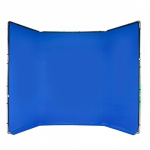 Manfrotto Chroma Key FX 4x2.9m Background Kit Blue (MLBG4301KB)