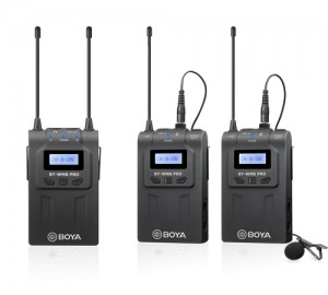 Boya BY-WM8 Pro-K2 UHF Dual-Channel Wireless Microphone System