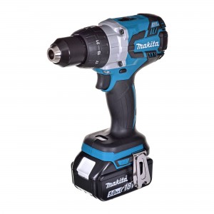 Makita DDF481RTJ drill Keyless 2.6 kg Black, Blue
