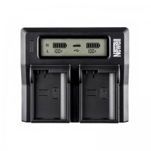 Newell DC-LCD Two-channel Charger for NP-F, NP-FM Series Batteries
