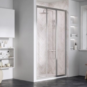 Ravak Shower Door ASDP3-90 198 White + Glass Transparent (00V701R2Z1)