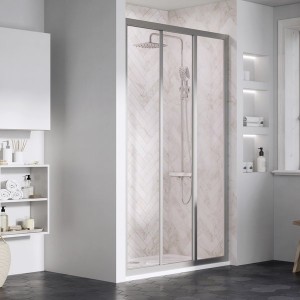 Ravak Shower Door ASDP3-90 198 Satin + Polystyrene Pearl (00V70UR211)
