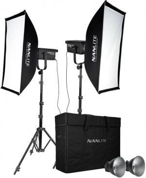 Nanlite FS-300 LED 2 Light Kit With Stand