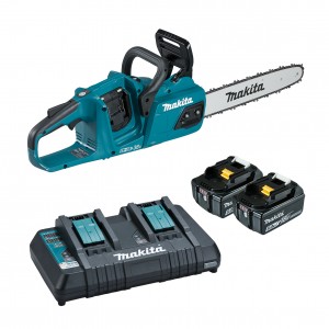 Makita DUC355PT2 chainsaw Black,Blue 18V