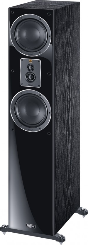 Magnat Signature 505 Piano Black Slim Floor-Standing Model with 3.5-Way Components (4018843462103) (Single Speaker)